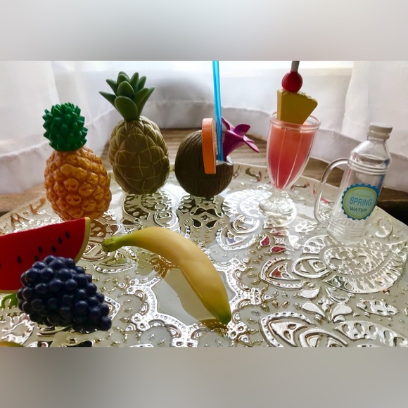 WALMART Mini Shopping Basket Hand Cart & Pretend Play Food American Doll Size - Picture 13 of 15